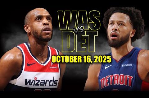 Washington Wizards vs Detroit Pistons Full Game Highlights – October 16, 2025 | NBA Preseason