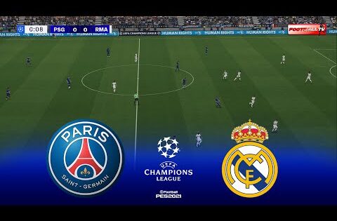 🔴Live : PSG vs Real Madrid – UEFA Champions League 25/26 Match | Pes 21 Gameplay