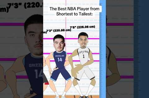The best Active NBA Player at Every Height! #nba