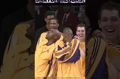 Crazy Snatch Blocks! #nba #shaqtinafool