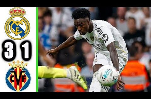 ملخص مباراة ريال مدريد وفياريال 3-1 اهداف ريال مدريد وفياريال اليوم | فضيحة تحكيمية اليوم | ملخص