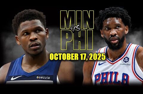 Minnesota Timberwolves vs Philadelphia 76ers Full Game Highlights – October 17, 2025 | NBA Preseason