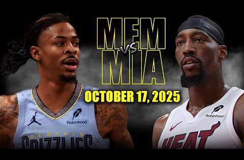 Miami Heat vs Memphis Grizzlies Full Game Highlights – October 17, 2025 | NBA Preseason