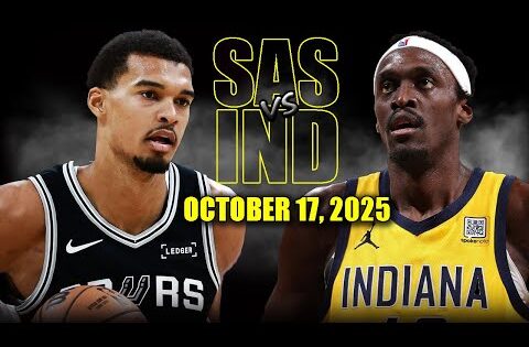 San Antonio Spurs vs Indiana Pacers Full Game Highlights – October 17, 2025 | NBA Preseason