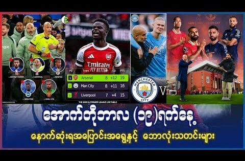 အောက်တိုဘာလ ၁၉ ရက်နေ့ နောက်ဆုံးရ ဘောလုံးသတင်းများ | Latest Football News Of 19 October 2025