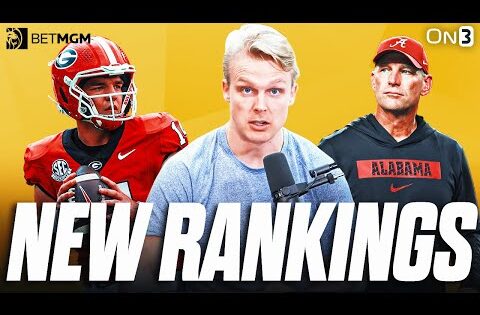 NEW College Football Playoff RANKINGS